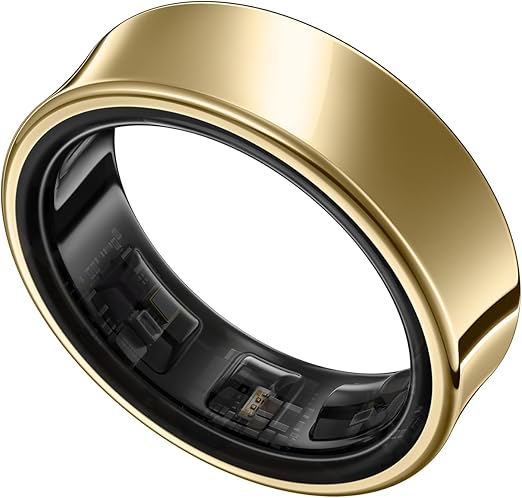 Samsung Galaxy Ring -Size 5|チタニウムゴールド|スマートリング|Samsung純正 国内正規品|Galaxy AI対応|2025年発売|バッテリー持続最長7日|健康管理|チタンフレーム|防水・防塵 10ATM+IP68|SM-Q505NZDAXJP