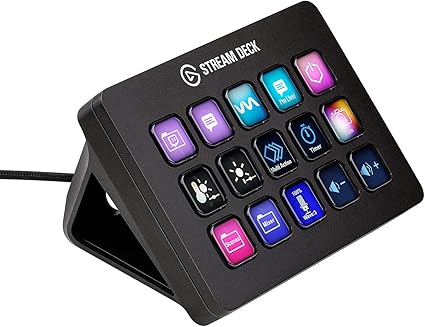【Amazon.co.jp限定】Elgato Stream Deck MK.2 エルガトストリームデック MK.2【15キー配列】ライブコンテンツ作成用のコントローラー 配信者向けデバイス OBS/Twitch/YouTube連携 Mac/PC対応