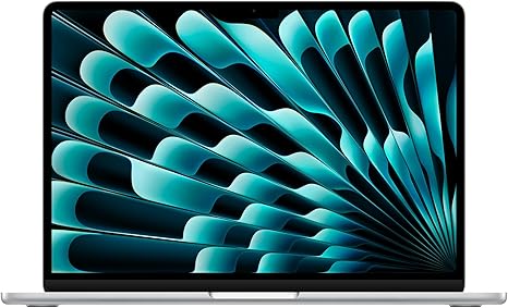 Apple 2024 MacBook Air (13インチ, 8コアCPUと8コアGPUを搭載したApple M3チップ, 16GB ユニファイドメモリ, 256GB), USキーボード - シルバー