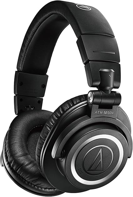 オーディオテクニカ ATH-M50xBT2 ワイヤレスヘッドホン ヘッドホン Bluetooth 有線 ヘッドフォン 45mm大口径ドライバー AAC LDAC 低遅延モード ビームフォーミングマイク Alex Fast Pair 50時間再生 マルチペアリング 【国内正規流通品】 ブラック