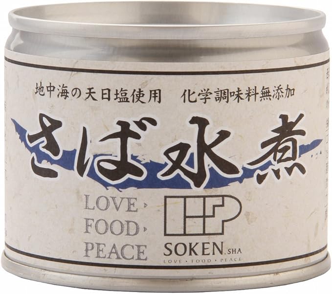 Sokensha Boiled Mackerel, 6.7 oz (190 g) x 6 Cans