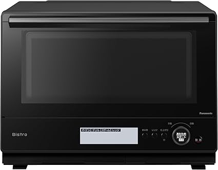 パナソニック オーブンレンジ スチーム ビストロ 30L 2段 スイングサーチ赤外線センサー ブラック NE-BS8C-K