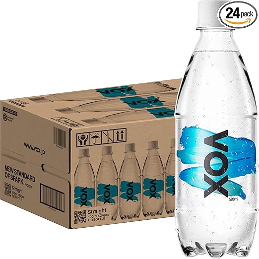 VOX(ヴォックス) 強炭酸水 ストレート 無糖 500ml ×24本