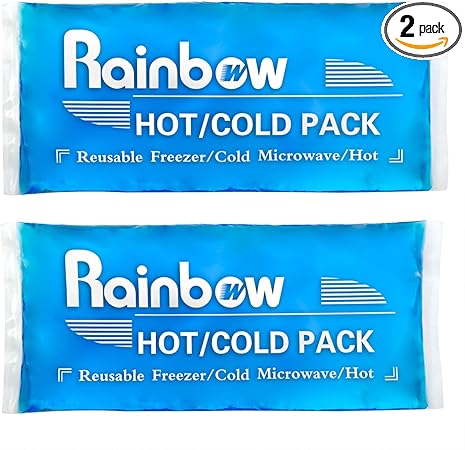 World-Bio 冷温両用アイシングサポーター 柔らかい保冷ジェルパック&アイシングバッグ 結露なし 固定デザイン 膝・肘・足首・腰・肩・頭用 多用途冷却&温熱ケア