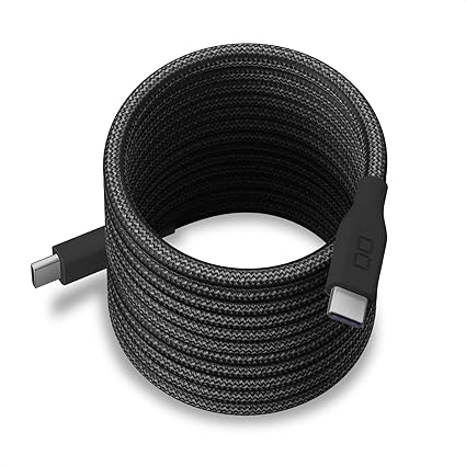 CIO スパイラルケーブル CtoC (Type-C/USB-C) 急速充電 磁石 マグネット吸着 充電ケーブル PD 240W データ転送 480Mbps 形状記憶