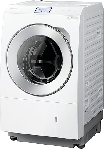 パナソニック ドラム式洗濯乾燥機 幅63.9cm 洗濯12kg/乾燥6kg 左開き NA-LX129CL-W マットホワイト トリプル自動投入 スマホで洗濯 温水スゴ落ち泡洗浄 ナノイーX