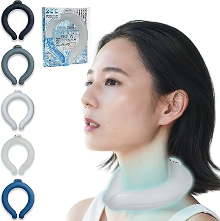 Mr.Nomads 70%増量 【冷感MAX持続】 2025年 22℃設計 アイスリング ネッククーラー ひんやりフィット PCM 首 冷却 首ひんやりグッズ 冷却グッズ 大人 子供 L M S 男女兼用 夏 (IN001 バブル(透明), L)