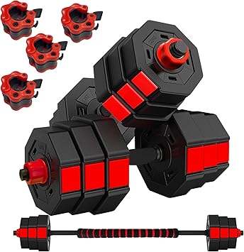 Wout バーベルにもなる ダンベル 5kg 10kg 15kg 20kg 2個セット