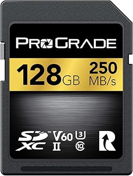 ProGrade Digital SDXC UHS-II V60 GOLD 128GB メモリーカード プログレードデジタル 正規輸入品【Amazon.co.jp限定】