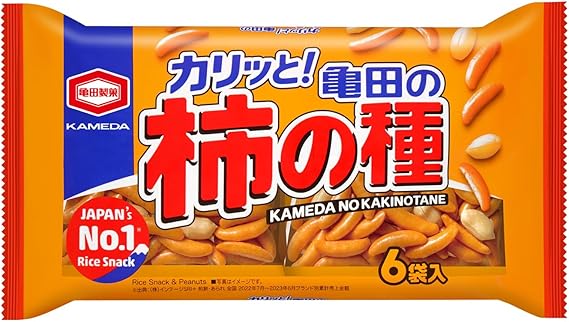 【Amazon.co.jp限定】亀田製菓 亀田の柿の種6袋詰 180g×6袋