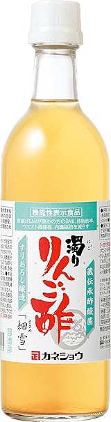 カネショウ 濁りりんご酢「細雪」 500ml