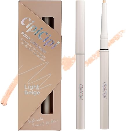 【公式】CipiCipi (シピシピ) ポイントコンシーラー 01 Light Beige 0.3g / ぷっくり涙袋 ウォータープルーフ ペンシルタイプ