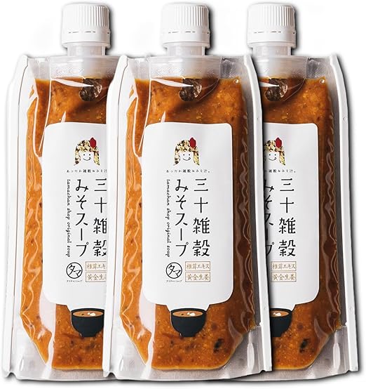 タマチャンショップ 三十雑穀みそスープ 170g 3袋セット