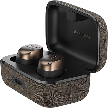 【Amazon.co.jp限定カラー】 ゼンハイザー Sennheiser MOMENTUM True Wireless 4パーソナライズ機能搭載 ワイヤレスイヤホン ブラックコッパー 高性能ドライバー30時間再生 ハイブリッドアダプティブノイズキャンセリング 外音取り込み機能 Bluetooth5.4 高級イヤホン