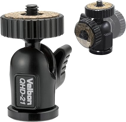 ベルボン 【Amazon.co.jp限定】Velbon 小型自由雲台 QHD-21 AZ アルミ製 ボール雲台 小型 軽量 AMZQHD-21