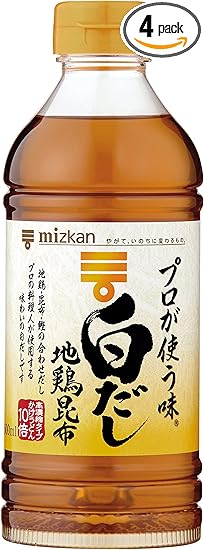 ミツカン プロが使う味 白だし 500ml×4本 だし めんつゆ