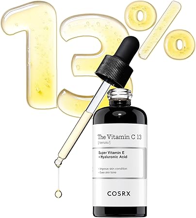 COSRX ビタミンC13美容液 20ml 生ビタミン 毛穴 ナイアシンアミド ビタミンE ヒアルロン酸 毛穴 ハリケア セラム ローション 純粋ビタミン ビタミンC 敏感肌 人体適用テスト済み コスアールエックス エッセンス スキンケア 韓国化粧品