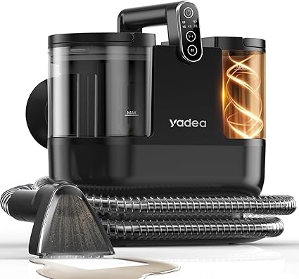 【100℃蒸気噴射×18000Pa超強吸引力】 Yadea R6 Steam カーペットクリーナー スチーム式 加熱式 カーペット洗浄機 布洗浄機 染み抜き ソファクリーナー 絨毯クリーナー 水洗い 車用掃除機 バキュームクリーナーソファ洗浄 乾湿両用掃除機 マットレス/布製品/ペットシート/車内/ラグ/ソファ/絨毯/ぬいぐるみ/掃除用品
