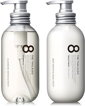 エイトザタラソ モイストシャンプー トリートメント セット 各475ml タラソ幹細胞 浸透補修 集中ケア ナイトケア