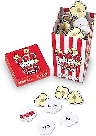 ラーニング リソーシーズ Pop Games - Pop for Sight Words ポップゲーム(ポップコーン) サイトワード LER 8430