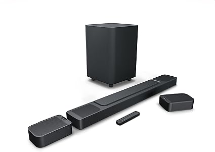 JBL BAR 1000 サウンドバー/7.1.4ch完全ワイヤレスサラウンド/Dolby Atmos/DTS:X/eARC対応/ブラック JBLBAR1000PROBLKJN 大
