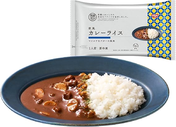 完全メシDELI 日清食品 冷凍 欧風カレーライス 5食セット 冷凍弁当 冷凍食品 たんぱく質22.6g PFCバランス 食物繊維7.5g