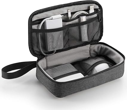 エレコム トラベルポーチ ガジェットポーチ ガジェット ポーチ バックインバック 旅行 出張 収納 小物入れ ブラック BMA-F01XBK