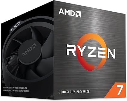 【Amazon.co.jp限定】 AMD Ryzen 7 5700, with Wraith Spire Cooler AM4 3.7GHz 8コア / 16スレッド 20MB 65W 正規代理店品 100-100000743BOX/EW-1Y
