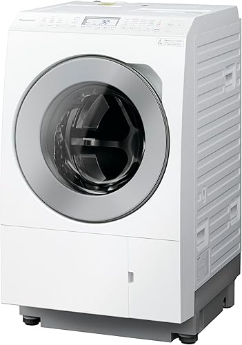 パナソニック ドラム式洗濯乾燥機 幅63.9cm 洗濯12kg/乾燥6kg 左開き NA-LX127CL-W マットホワイト トリプル自動投入 スマホで洗濯 温水スゴ落ち泡洗浄
