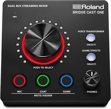 ローランド Roland/BRIDGE CAST ONE/ゲーミングDACアンプ/オーディオインターフェース/配信/ゲーミングミキサー/Mac/Windows / PS5 / ボイチェン/ブリッジキャスト ワン/BRC-ONE