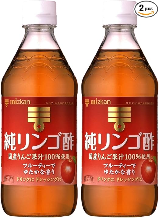 ミツカン 純リンゴ酢 500ml×2個