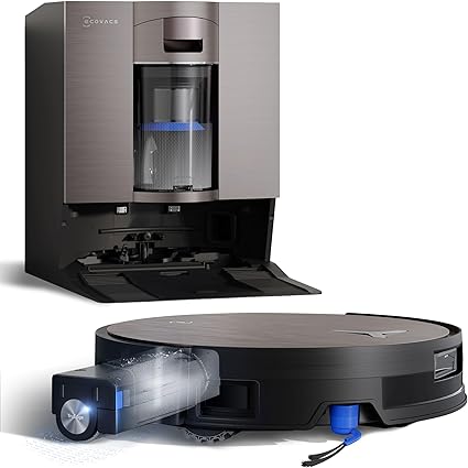 【2025年9月発売】ECOVACS(エコバックス)DEEBOT X11 OmniCyclone 吸引力19,500Pa ロボット掃除機 水拭き両用 自動ゴミ収集 ローラーモップ AI認識 毛絡み除去システム3.0 全自動 OZMOローラー2.0常時洗浄 自動給水 モップ温水洗浄 PureCyclone 2.0 AI障害物回避 落下防止システム Alexa対応 YIKO PowerBoost充電