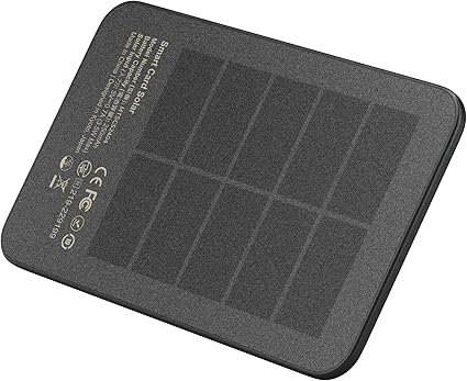 MATECH Smart Card Solar (世界初ソーラーパネル搭載 紛失防止トラッカー) 【 Appleの「探す」に対応 (iOS端末のみ) / なくしものが、無くなる/紛失防止タグ/探し物/置き忘れ防止】