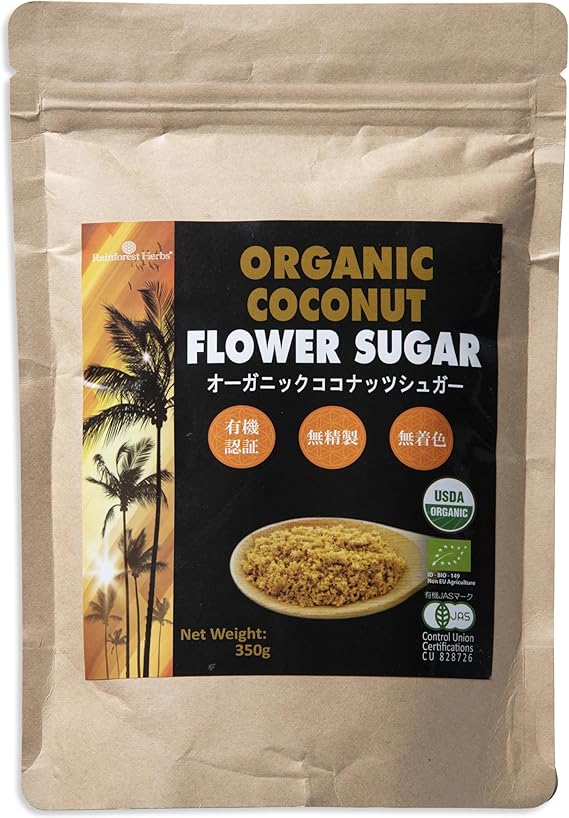 有機JASオーガニック ココナッツシュガー(Organic coconuts suger) 350g 1袋