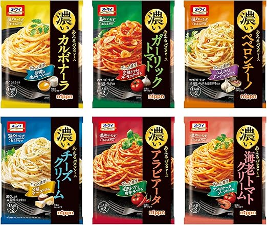 オーマイ 濃いあえる パスタソース 詰め合わせ アソート セット 6種 各1袋 計6袋 まとめ買い