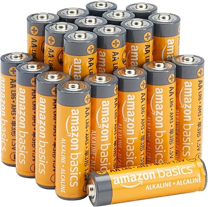 Amazonベーシック 乾電池 単3形 単三電池 アルカリ 保存期限10年 20個セット 1.5V 液漏れ防止