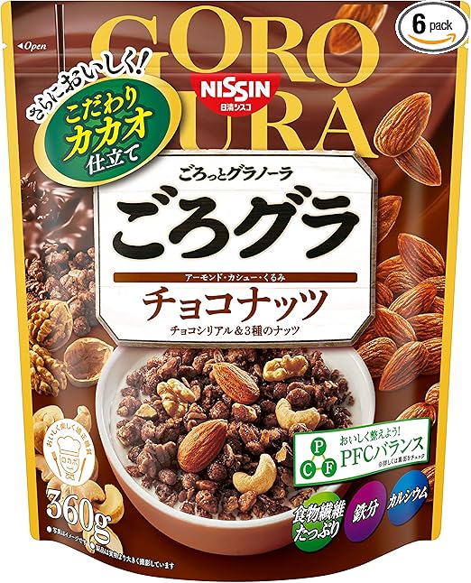 日清シスコ ごろグラ チョコナッツ 360g×6袋