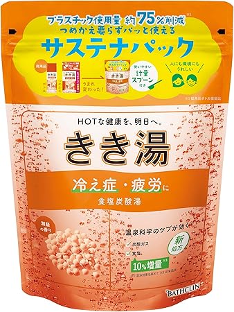 きき湯【薬用入浴剤】食塩炭酸湯 潮騒の香り 360g(約12回分) バスクリン 炭酸入浴剤
