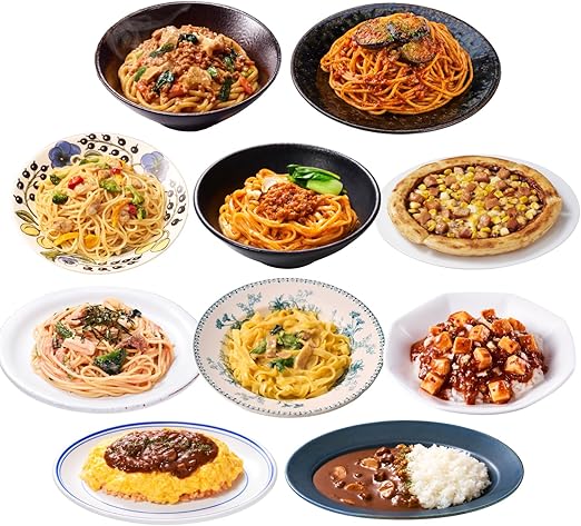 冷凍 完全メシ DELI スペシャルセットC 計10食 日清食品 冷凍弁当 (肉味噌まぜうどん ボロネーゼ ペペロンチーノ 汁なし担々麺 オムライス テリヤキチキンピザ 欧風カレーライス たらこパスタ カルボナーラ 四川風麻婆丼)