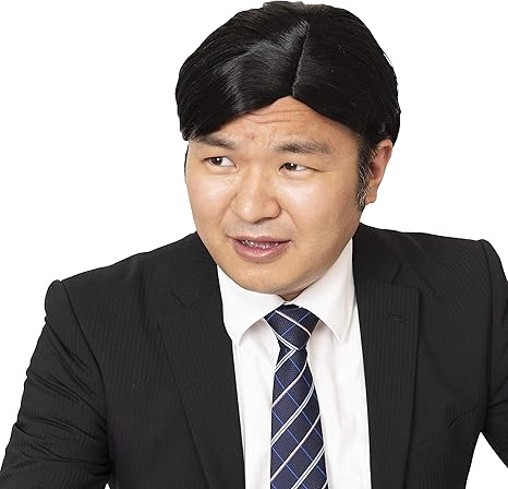 クリアストーン(Clearstone) カツランド コスプレ ハロウィン カツラ 七三分け ユニセックス ブラック